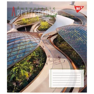 Student's notebook "YES" 60 sheets == /767157/ "Futuristic architecture" (10/160)
