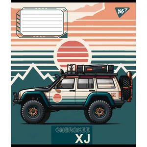 Student's notebook "YES" 60 sheets == /767410/ "Off road vehicle" (10/160)