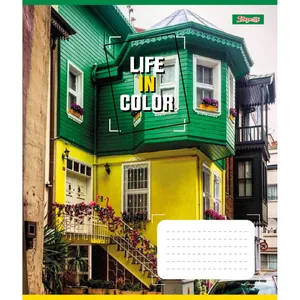 Student's notebook "1B" 24 sheets == /767304/ "Life in colors" (20/320)