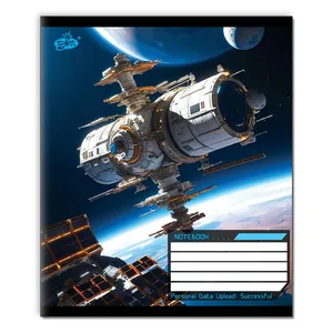 Student's notebook "Brisk" 96 sheets == /TV-17/ #2520 "Space mission" (10/120)