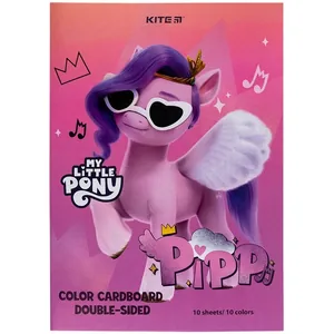 Cardboard color A4/10 "Kite" /LP24-255/ double-sided 10 col. "My Little Pony" (1/50)