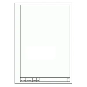 Drawing paper (Whatman) A4 "Bumvest" 190g/m2 /15В19/ with a frame (100)