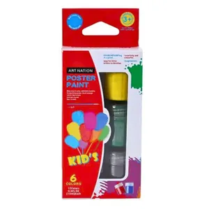 Set of paints for posters "Art Nation" /POS0615/ 15ml*6 colors + 1 brush (1/12/96)