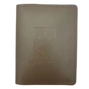 Cover of officer's license "4PROFI" /21225/396/ZSU eco-leather coyote embossing