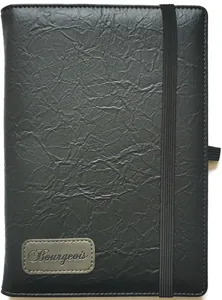 Блокнот на гумці "Bourgeois" А5/120 шкірзам Тв.обкл. /N9707/ вн.бл.70г, # (1/30)