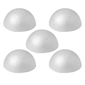 Styrofoam blank "SANTI" /743123/ "Hemisphere" 5 pcs/pack, 7cm (1/12/144)