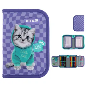 Пенал "Kite" /SP25-622H-2/ 1 від., 2 відв., з наповненням 622H-2 Studio Pets (1/42)
