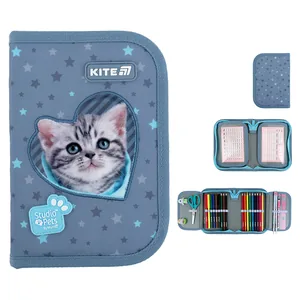 Пенал "Kite" /SP25-622H-3/ 1 від., 2 відв., з наповненням 622H-3 Studio Pets (1/42)