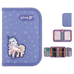 Пенал "Kite" /LP25-622H/ 1 від., 2 відв., з наповненням 622H My Little Pony (1/42)