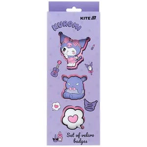 Нашивка "Kite /HK25-3012-1/ на липучці, 3 шт., 3012-1 Hello Kitty (1/30)