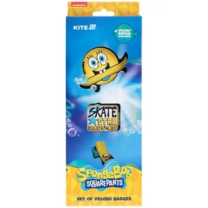 Нашивка "Kite /SB25-3012/ на липучці, 3 шт., 3012 SpongeBob SquarePants (1/30)