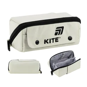 Pencil case "Kite" /K25-2702-3/ 2702-3 beige-black (1/50)