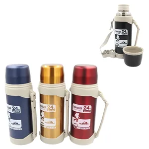 Thermos "JO" /ZM-9134/ "24" 1200ml, with handle, double wall, mix