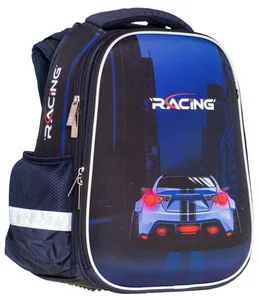 Backpack "CLASS" /2515C/ SchoolCase 2 compartments, 39x28x21cm, "Racing"