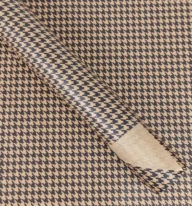 "Unison" wrapping kraft paper /Pt 817.2/ double-sided "crow's feet" - black 0.7*7m