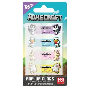 Індекс регістри Pop-up "YES" /170442/ "Minecraft.Spring", пластик, 80 шт (1/24/288)