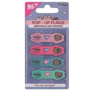 Індекс регістри Pop-up "YES" /170443/ "Pusheen", пластик, 80 шт (1/24/288)