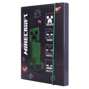 Папка для зошитів картон на гумці В5 "Yes" /500243/ "Minecraft" (1/12)