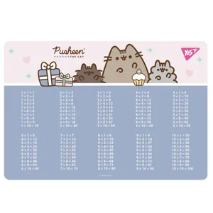 Table lining "YES" /492324/ "Pusheen" tab. English, purple (1/10/200)