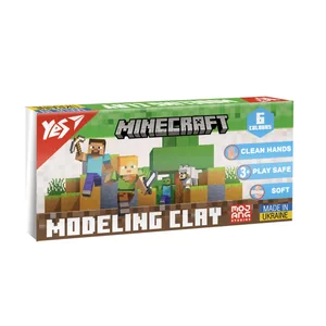 Пластилін 6 кол. 120г "Yes" /540650/ "Minecraft" (1/40)