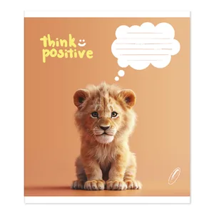 Student's notebook "Feather" 12 sheets # /TV-307/ #0164 "Cute look" offset paper 50-53 g/m2 (25/600)
