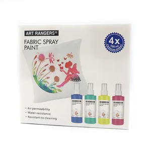 Textile spray paint "Art Rangers" /PA5604100A/ 4 colors*100ml (1/6)
