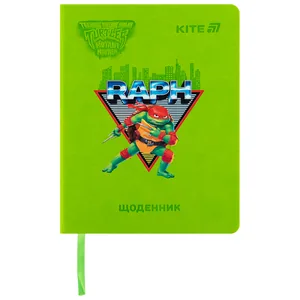 School diary "Kite" /NT25-264/ hard cover. PU, TMNT Mutant Mayhem (1/18)