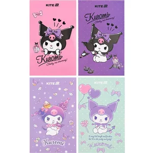 Sketchbook A6/50 sheets. "Kite" /HK25-195/ tablet, blank sheets, Kuromi Kuromi (1/12)