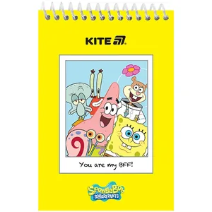 Скетчбук А6/48арк. "Kite" /SB25-196/ пласт. спіраль SpongeBob SquarePants (1/20)