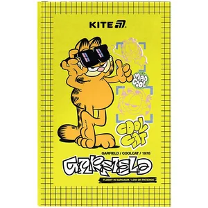 Notebook A6/80 sheets. "Kite" /GF25-199/ hard case # Garfield Retro (1/10)