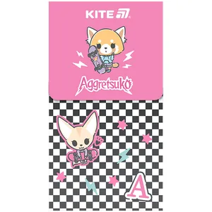 Блокнот 80х145мм/60арк. "Kite" /AR24-092/ на магніті, # Aggretsuko