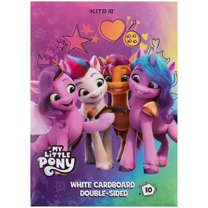 White cardboard A4/10 sheets. "Kite" /LP24-254/ two-sided, My Little Pony movie (1/50)