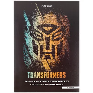 White cardboard A4/10 sheets. "Kite" /TF24-254/ two-sided, Transformers (1/50)