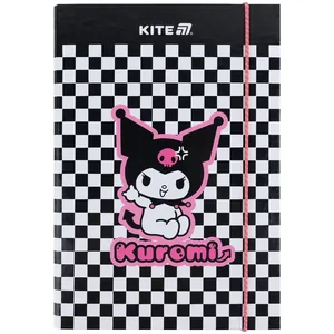 Папка для зошитів "Kite" /HK25-210-3/ В5 на гумці картон,  Kuromi Куромі (1/10)