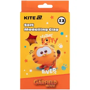 Plasticine wax "Kite" /GF25-086/ 12 colors, 200 g. Garfield THEATRICAL 2024 (1/30)