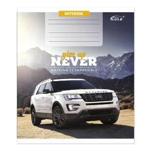 Student's notebook "Gold Brisk" 24 sheets # /TV-49/ #3523 "SUV", 60g/m2, UV varnish (20/400)