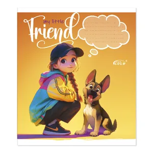 Student's notebook "Gold Brisk" 24 sheets == /TV-49/ #3522 Together is more fun, 60g/m2, UV varnish (20/400)