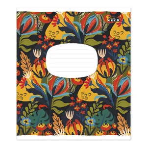 Student's notebook "Gold Brisk" 60 sheets == /TV-44/ #3540 Rainbow garden, 60g/m2, UV varnish (15/180)