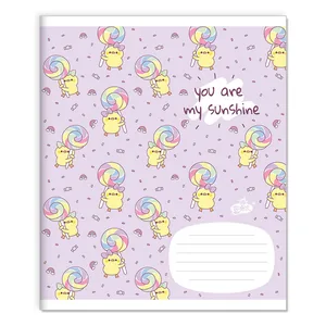 Student's notebook "Brisk" 12 sheets # /TV-107/ #2540 Kawaii mood (25/500)