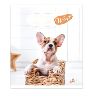 Student's notebook "Brisk" 12 sheets == /TV-107/ #2528 Little puppies (25/500)