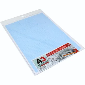 Millimeter paper A3/10 sheets "Backpack" /UP-176/ blue, 80 g/m² (1/20)