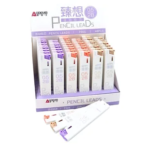 Stylus for mechanical pencil "AODEMEI" /7505-0,5/ 0,5mm 20pcs*90mm (48/576)
