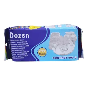 Паста для моделювання "Dozen" /DSCN0667/ біла 500г (1/36)
