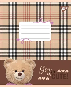 Student's notebook "YES" 12 sheets// /767893/ "You are cute" (25/500)
