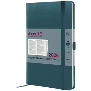 Щотижневик "Axent" 2026 /8505-26-63-A/ Partner Strong, 125*195, лазурний (1/12)