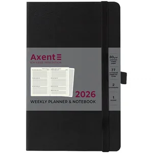 Щотижневик "Axent" 2026 /8505-26-01-A/ Partner Strong, 125*195, чорний (1/12)