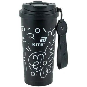 Thermal mug "Kite" /K25-1226-1/ 550 ml, black (1/40)
