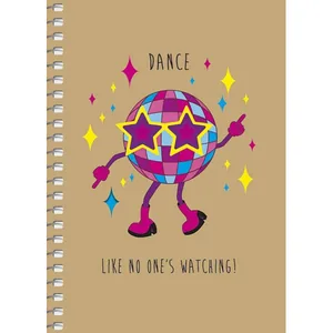 Notebook "Student" KRAFT cover, sp. /A6-SC-080-6140K/ # cream block, VD varnish, 70g/m2 (4/144)