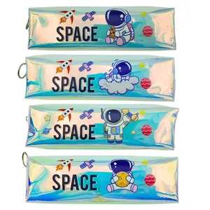Pencil case "JO" /DSCN1898/ transparent. "Space" mix (1/12)