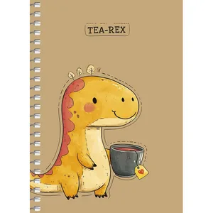Notebook "Student" KRAFT cover, sp. /A6-SC-080-6141K/ # cream block, VD varnish, 70g/m2 (4/144)